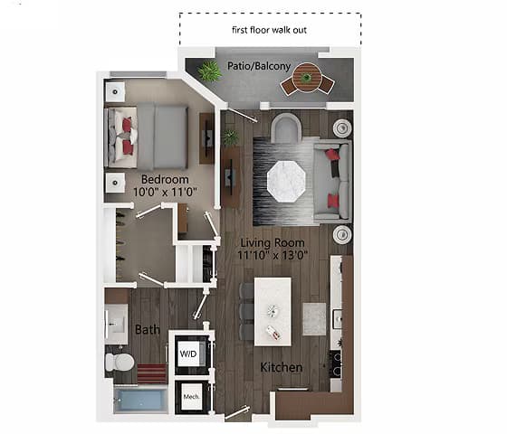 Unit 4055 4055 floor plan
