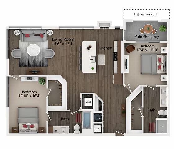 Unit 2113 3113 floor plan