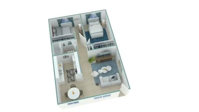 Unit 120 84 floor plan