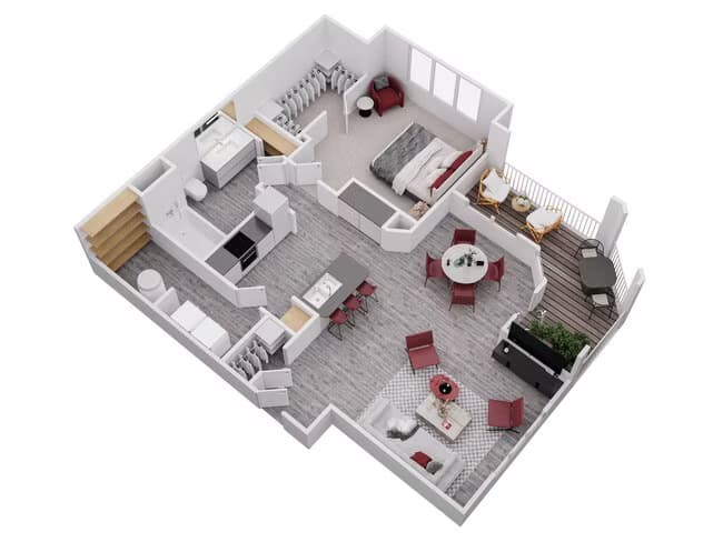 Unit 1079 2001 floor plan