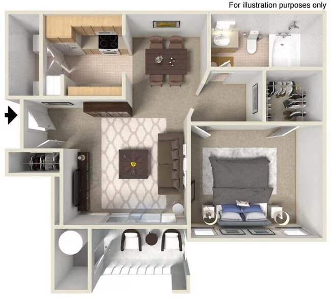 A Bartlett 656 SF 1132-208 floor plan