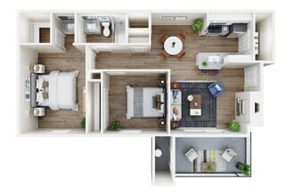 B1 Renovated 340 floor plan