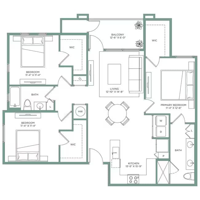 Unit 3112 3112 floor plan