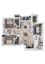 3x2 C1 2001 floor plan