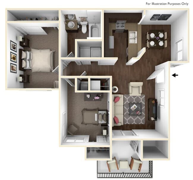 Unit AUCPEC 241 floor plan