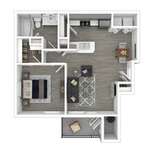 Phase 1-1x1-658- Classic 01-3008 floor plan