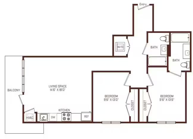 Unit 1721 1721 floor plan