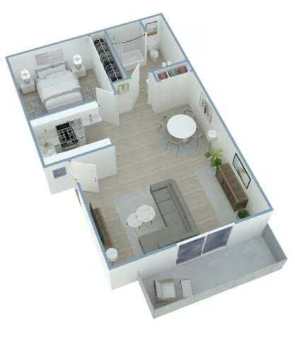 Unit 336-08 1064-06 floor plan