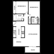 Oak 1086-02 floor plan