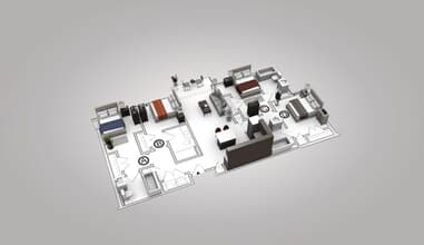 Co-living 4A 748C floor plan