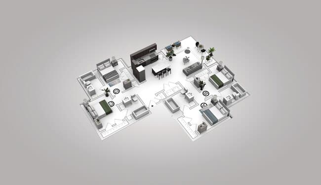 Unit 846D 358 floor plan