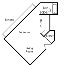 Studio floor plan