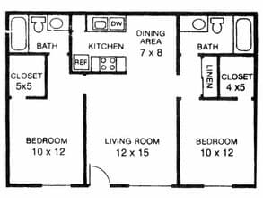 2x2 815 floor plan