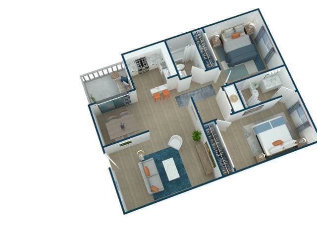 Quad 1-022 floor plan