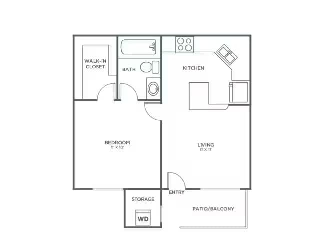 Unit 4-238 5-207 floor plan
