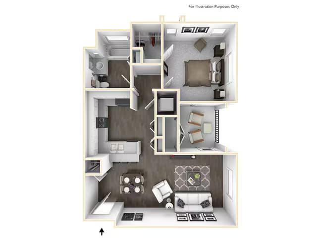Unit 3-307 5-301 floor plan
