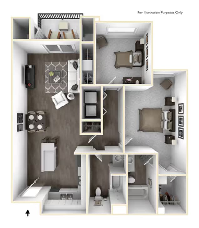 Unit 5-310 5-307 floor plan