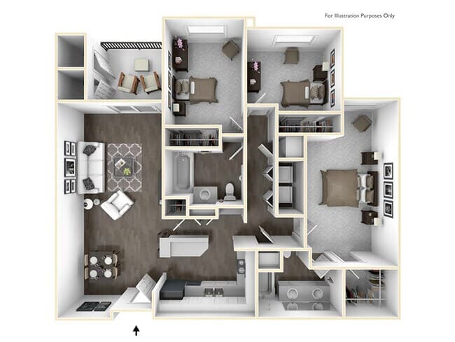 Unit 4-102 5-305 floor plan