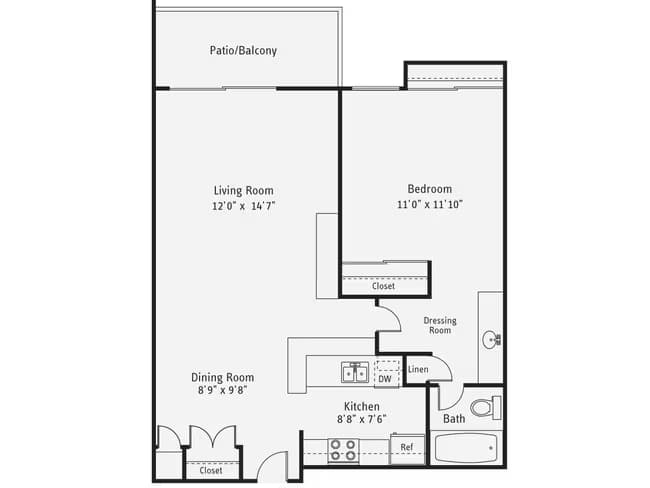 A1 00R-R110 floor plan
