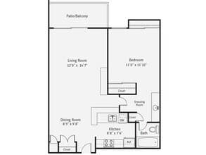 A1 00E-E208 floor plan