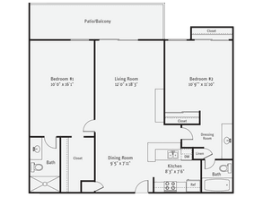 B2 00T-T206 floor plan