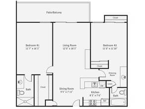 B3 00V-V108 floor plan