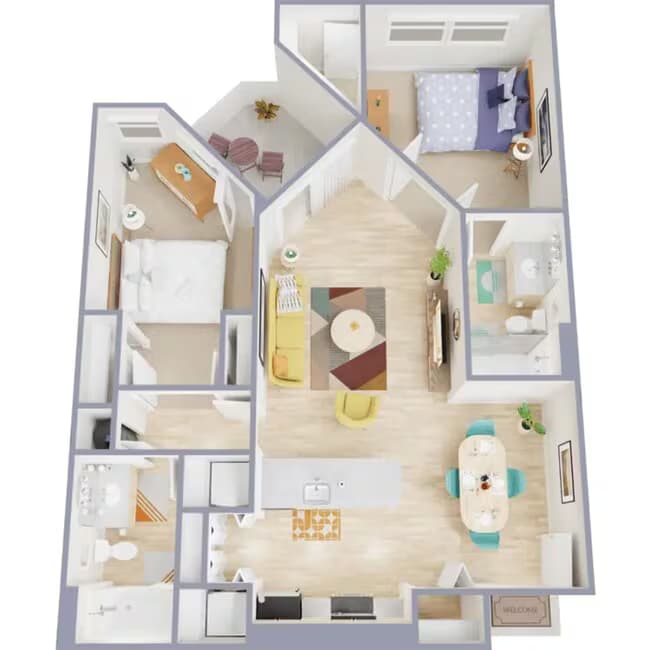 Unit 2033 2033 floor plan