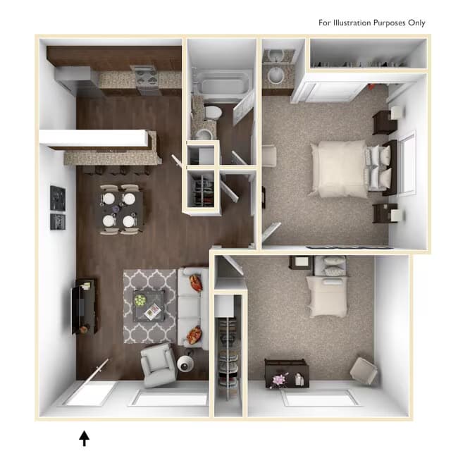 Unit AUCMCC 2 floor plan