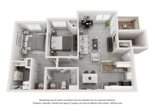 The Battery 6-6108 floor plan