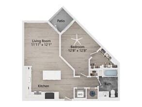 A2 208 floor plan
