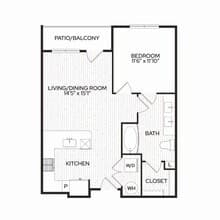 A1 2093 floor plan