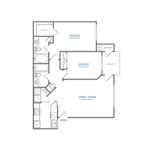 B2 Renovated 2078 floor plan