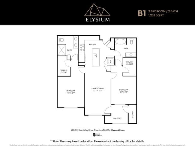 Unit 1109 1109 floor plan