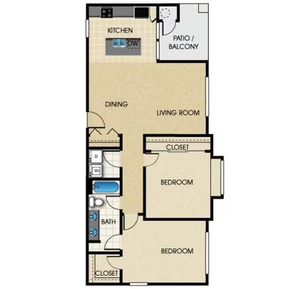 Unit 2075 2075 floor plan