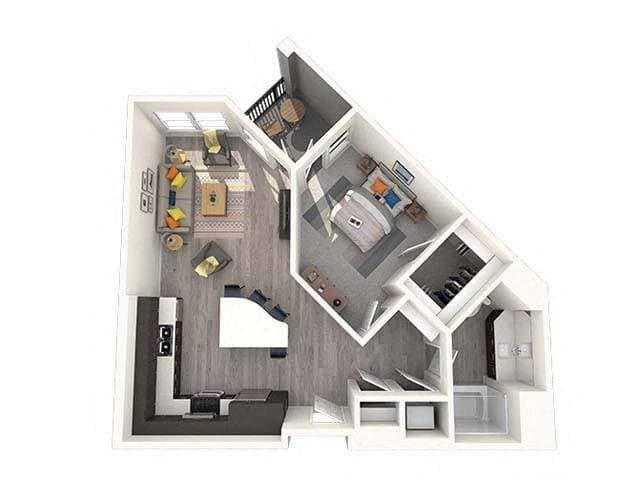 A4 - Premium 2-414 floor plan