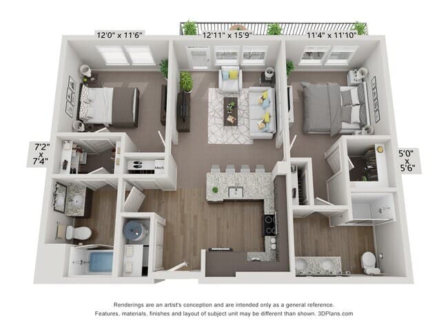 Unit 3026 3026 floor plan