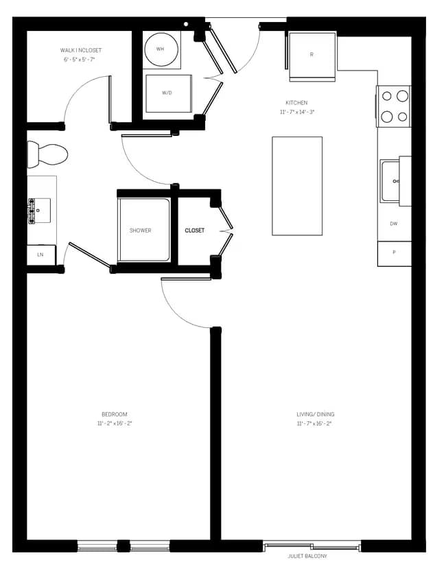 Unit 352 748 floor plan