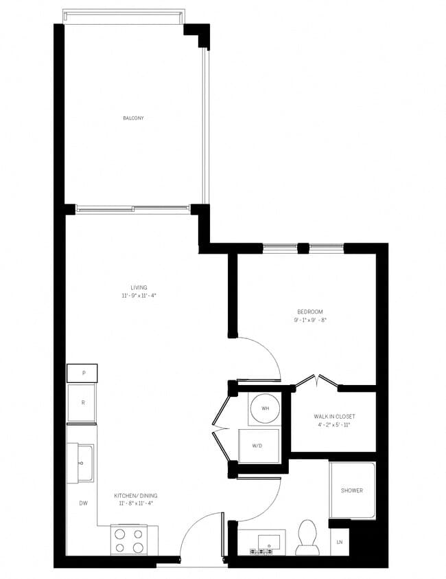 A2 605 floor plan