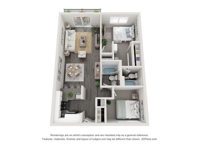 Unit 01J 01J floor plan