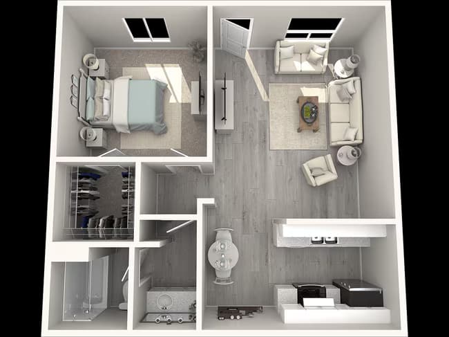 One Bedroom Large 0241 floor plan