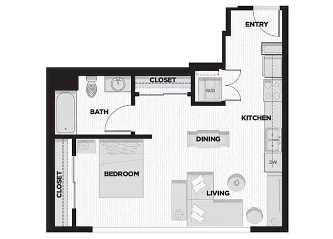 Unit 412 512 floor plan