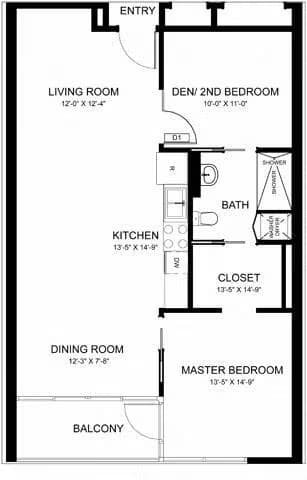 Unit 316 316 floor plan