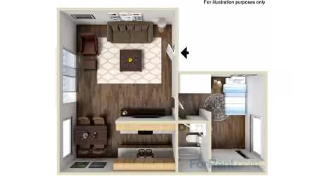Unit AUCMHW C10W floor plan