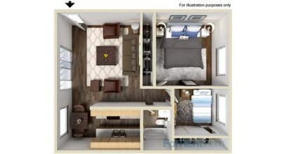 B1-855 B04E floor plan