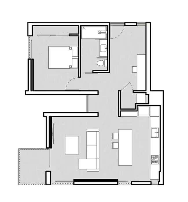 Unit 512 512 floor plan
