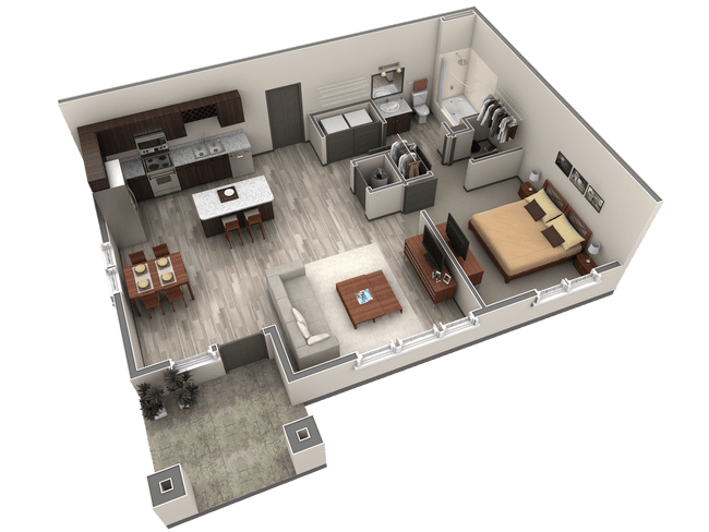 Unit 3043 3048 floor plan