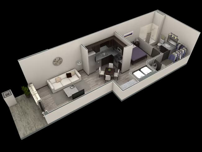 Unit 1095 1071 floor plan