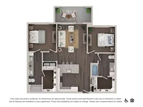 Unit 224 224 floor plan