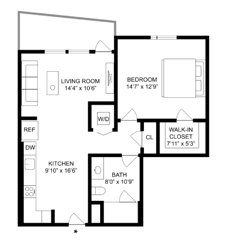 Unit 717 717 floor plan