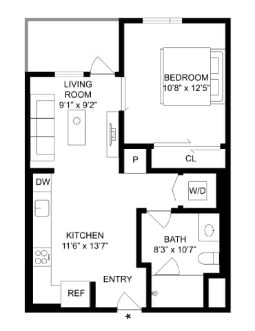 Unit 816 816 floor plan